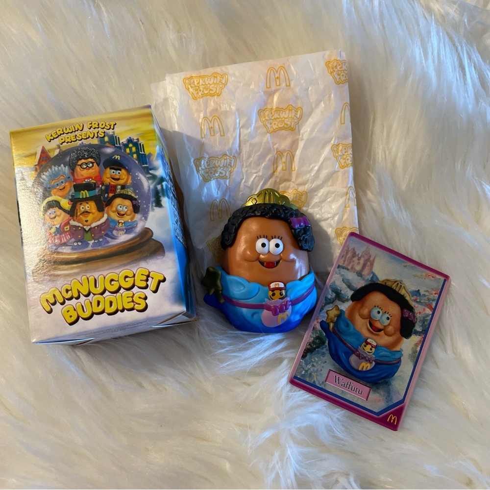 🎁3/$30 McDonald's Kerwin Frost McNugget Buddies Waffutu Figure